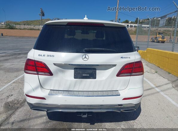 4JGDA5HB4JB035062 2018 MERCEDES-BENZ GLE 350 White 