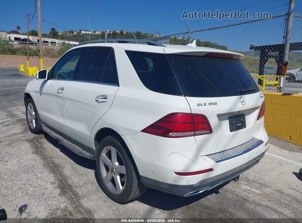 4JGDA5HB4JB035062 2018 MERCEDES-BENZ GLE 350 White Задня ліва чверть