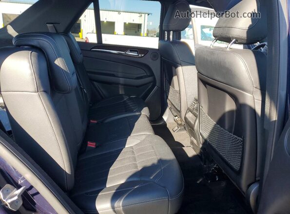 4JGDA5HB5JB203985 2018 MERCEDES-BENZ GLE Синий Вид задней части салона