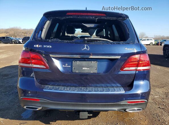 4JGDA5HB5JB203985 2018 MERCEDES-BENZ GLE Синий Вид сзади