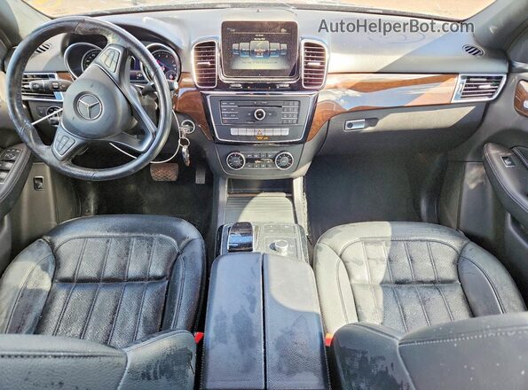 4JGDA5HB5JB203985 2018 MERCEDES-BENZ GLE Синий Вид панели приборов