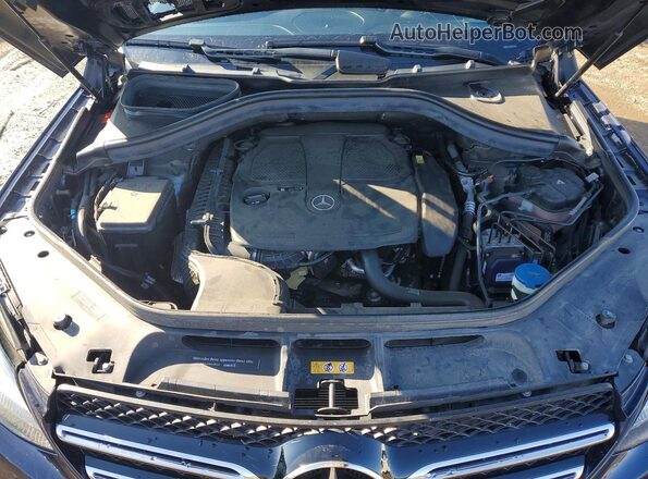 4JGDA5HB5JB203985 2018 MERCEDES-BENZ GLE Синий Вид подкапотного пространства