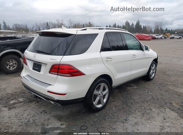4JGDA5HB7HA832454 2017 MERCEDES-BENZ GLE 350 Белый Задняя правая четверть