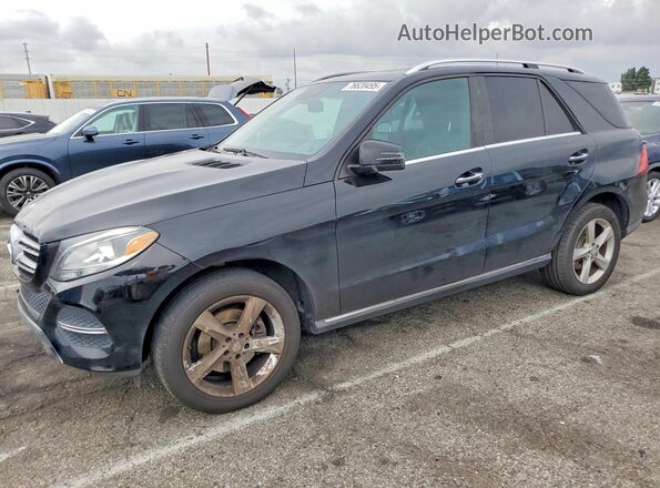 4JGDA5HB8GA755558 2016 MERCEDES-BENZ GLE Черный Передняя левая четверть