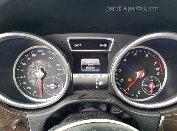 4JGDA5HB8GA755558 2016 MERCEDES-BENZ GLE Черный Вид щитка приборов