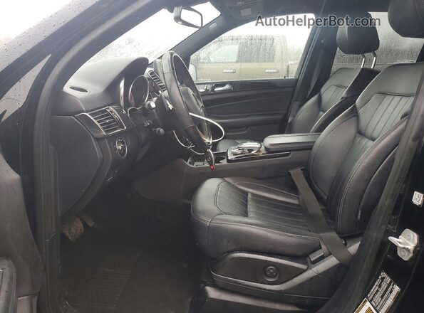 4JGDA5HB9GA779965 2016 MERCEDES-BENZ GLE Черный Вид салона спереди