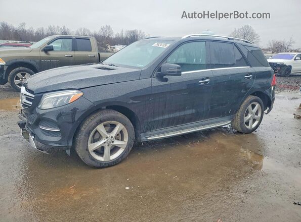 4JGDA5HB9GA779965 2016 MERCEDES-BENZ GLE Черный Передняя левая четверть
