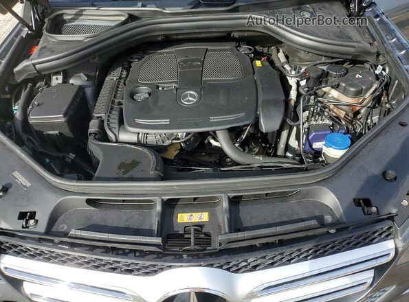 4JGDA5HB9HA827921 2017 MERCEDES-BENZ GLE Серый Вид подкапотного пространства