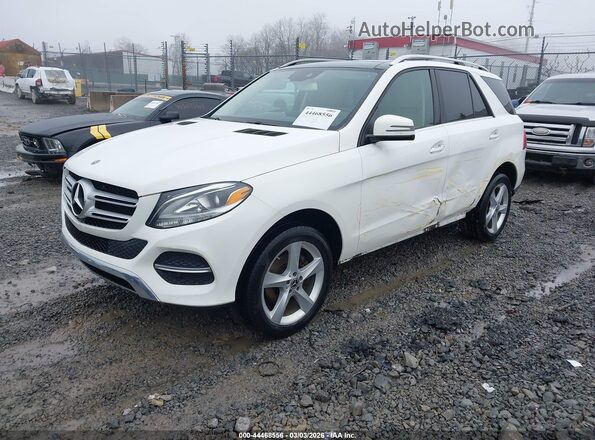 4JGDA5HB9JB022114 2018 MERCEDES-BENZ GLE 350 Белый Передняя левая четверть