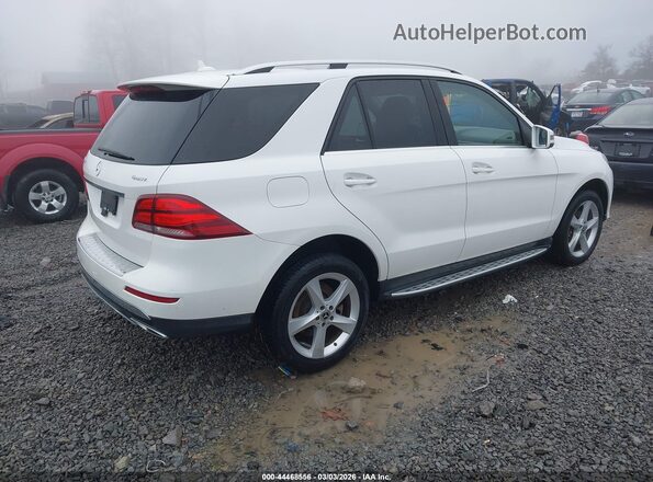 4JGDA5HB9JB022114 2018 MERCEDES-BENZ GLE 350 Белый Задняя правая четверть