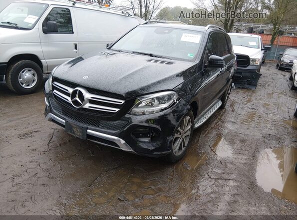 4JGDA5HB9JB201222 2018 MERCEDES-BENZ GLE 350 Черный Передняя левая четверть