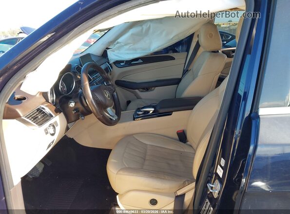 4JGDA5HBXHA918809 2017 MERCEDES-BENZ GLE 350 Синий Вид салона спереди