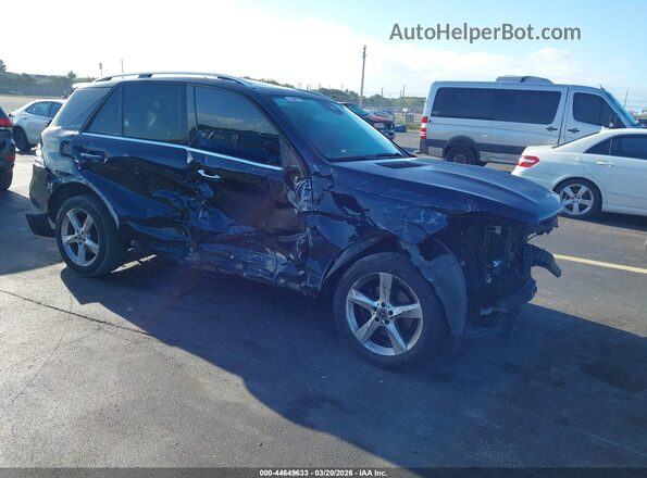 4JGDA5HBXHA918809 2017 MERCEDES-BENZ GLE 350 Синий Передняя правая четверть