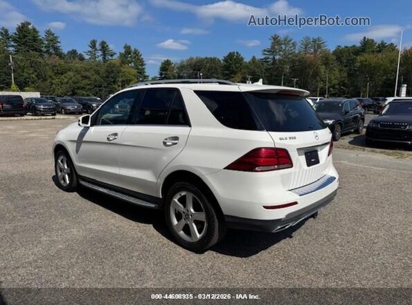 4JGDA5HBXJB087148 2018 MERCEDES-BENZ GLE 350 Белый Задняя левая четверть