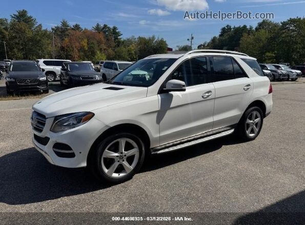 4JGDA5HBXJB087148 2018 MERCEDES-BENZ GLE 350 Белый Передняя левая четверть