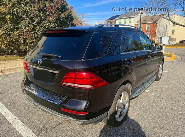 4JGDA5JB1GA659118 2016 MERCEDES-BENZ GLE Черный Передняя правая четверть