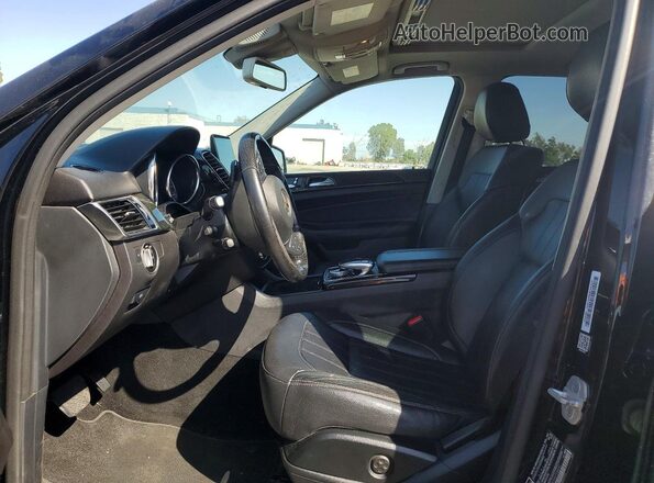 4JGDA5JB2GA728852 2016 MERCEDES-BENZ GLE Black Widok wnętrza z przodu