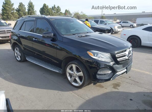 4JGDA5JB3HA874291 2017 MERCEDES-BENZ GLE 350 Черный Передняя правая четверть