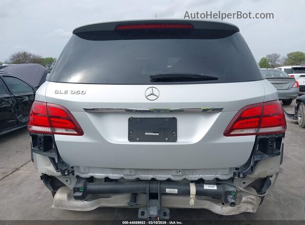 4JGDA5JB3JB086367 2018 MERCEDES-BENZ GLE 350 Серебряный 