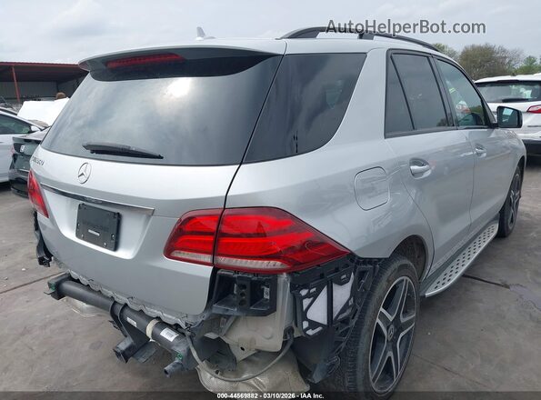 4JGDA5JB3JB086367 2018 MERCEDES-BENZ GLE 350 Серебряный Задняя правая четверть