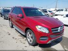 2016 Mercedes-benz Gle 350   Red vin: 4JGDA5JB5GA779245