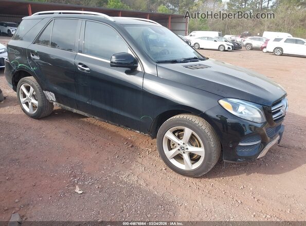 4JGDA5JB6HA956631 2017 MERCEDES-BENZ GLE 350 Черный Передняя правая четверть