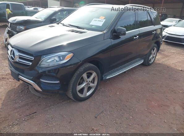4JGDA5JB6HA956631 2017 MERCEDES-BENZ GLE 350 Черный Передняя левая четверть