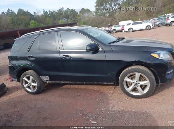 4JGDA5JB6HA956631 2017 MERCEDES-BENZ GLE 350 Черный Вид задней части салона