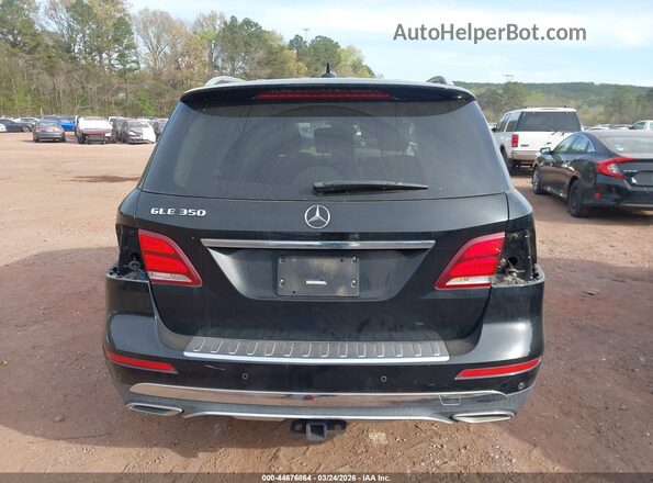 4JGDA5JB6HA956631 2017 MERCEDES-BENZ GLE 350 Черный Вид спереди