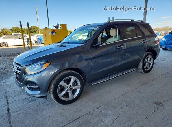 4JGDA5JB6JA998609 2018 MERCEDES-BENZ GLE Серый Передняя левая четверть