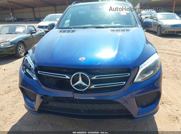 4JGDA5JB6JB181392 2018 MERCEDES-BENZ GLE 350 Синий Вид щитка приборов