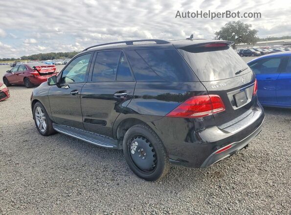 4JGDA5JB7HA872219 2017 MERCEDES-BENZ GLE Черный Задняя правая четверть