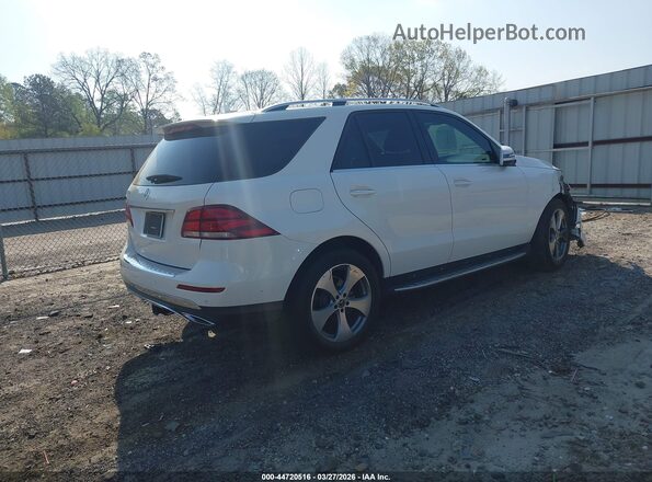 4JGDA5JB7HA928224 2017 MERCEDES-BENZ GLE 350 White Tył prawy