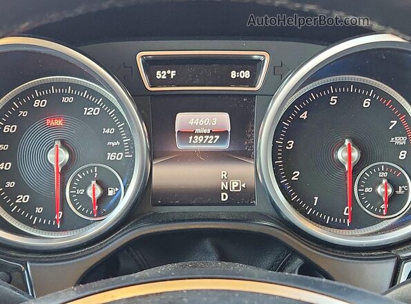 4JGDA5JB9GA687300 2016 MERCEDES-BENZ GLE Silver Widok zestawu wskaźników