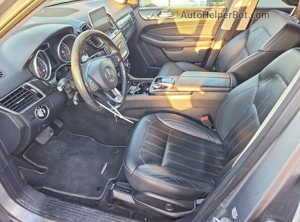 4JGDA5JB9GA687300 2016 MERCEDES-BENZ GLE Silver Widok wnętrza z przodu