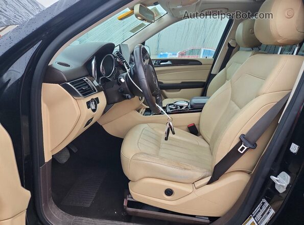 4JGDA5JB9GA705309 2016 MERCEDES-BENZ GLE Черный Вид салона спереди