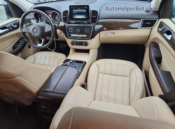 4JGDA5JB9GA705309 2016 MERCEDES-BENZ GLE Черный Вид панели приборов