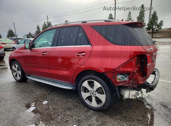 4JGDA6DB9JB147996 2018 MERCEDES-BENZ GLE Красный Задняя левая четверть