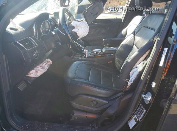 4JGDA6EB5JB041351 2018 MERCEDES-BENZ GLE Черный Вид салона спереди