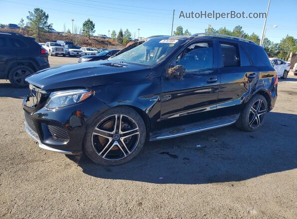 4JGDA6EB5JB041351 2018 MERCEDES-BENZ GLE Черный Передняя левая четверть