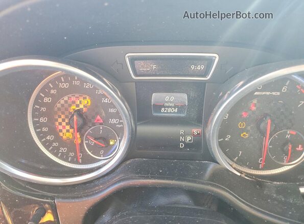 4JGDA6EB5JB041351 2018 MERCEDES-BENZ GLE Черный Вид щитка приборов