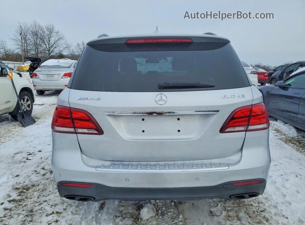 4JGDA6EB8JA999535 2018 MERCEDES-BENZ GLE Серебряный Вид сзади