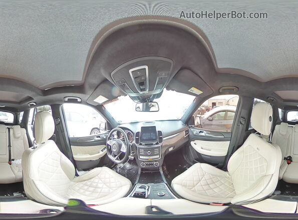4JGDA6EB8JA999535 2018 MERCEDES-BENZ GLE Серебряный Панорамный вид салона 360°