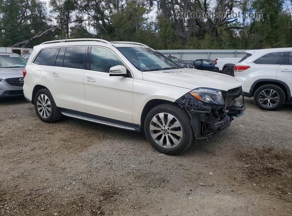 4JGDF6EE0KB225951 2019 MERCEDES-BENZ GLS Белый Передняя правая четверть