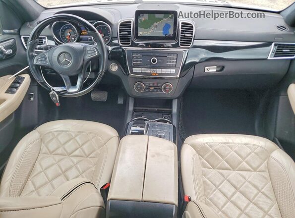 4JGDF6EE0KB225951 2019 MERCEDES-BENZ GLS Белый Вид панели приборов