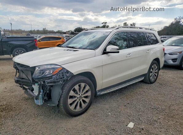 4JGDF6EE0KB225951 2019 MERCEDES-BENZ GLS Белый Передняя левая четверть