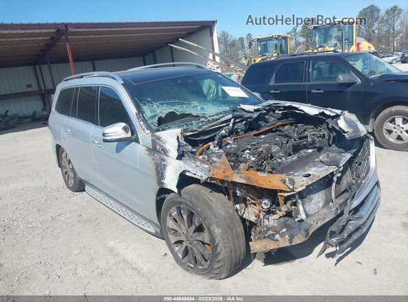 4JGDF6EE1KB231337 2019 MERCEDES-BENZ GLS 450 Silver Przód prawy