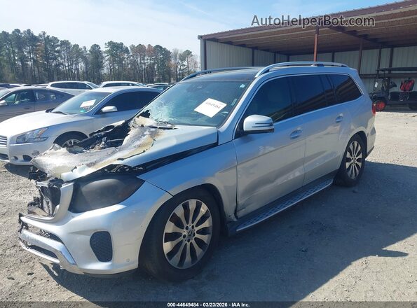 4JGDF6EE1KB231337 2019 MERCEDES-BENZ GLS 450 Silver Przód lewy