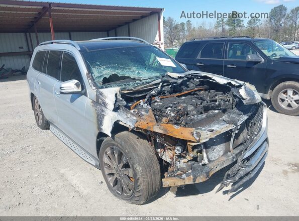 4JGDF6EE1KB231337 2019 MERCEDES-BENZ GLS 450 Silver Widok z przodu