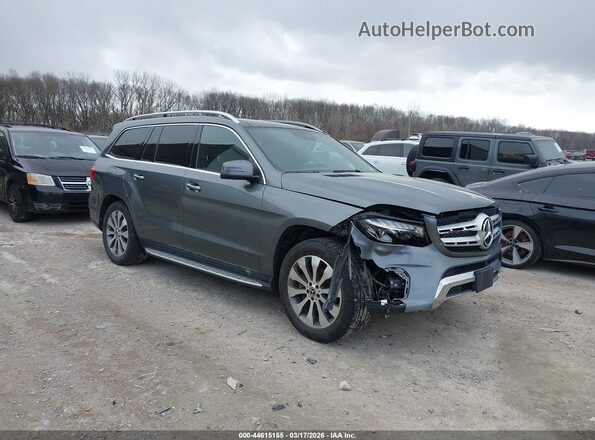 4JGDF6EE2JB022753 2018 MERCEDES-BENZ GLS 450 Серый Передняя правая четверть